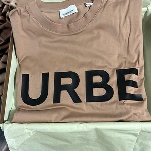 Brown Burberry tshirt